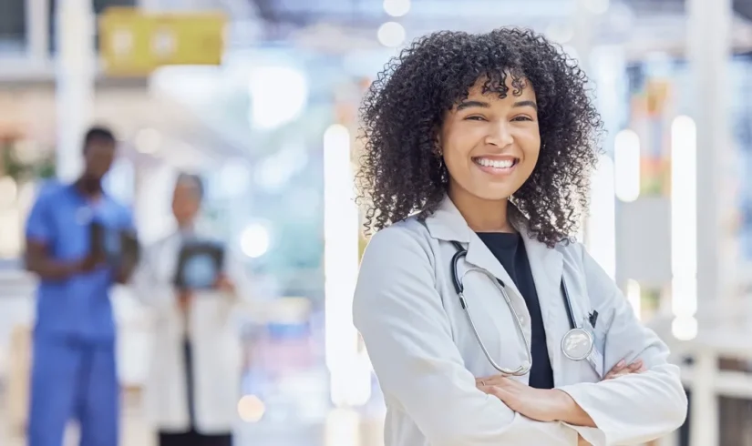 portrait-happy-doctor-and-confident-woman-in-hosp-2025-04-06-09-39-14-utc